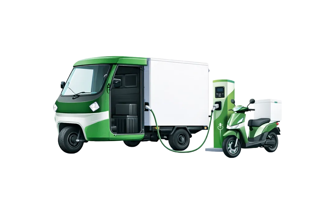 Véhicules de livraison écologiques Ileco — camion et scooter électriques